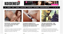 Desktop Screenshot of koi-de-neuf.fr